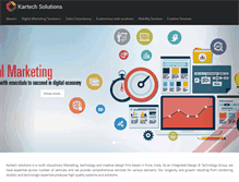 Tablet Screenshot of kartechsolutions.com